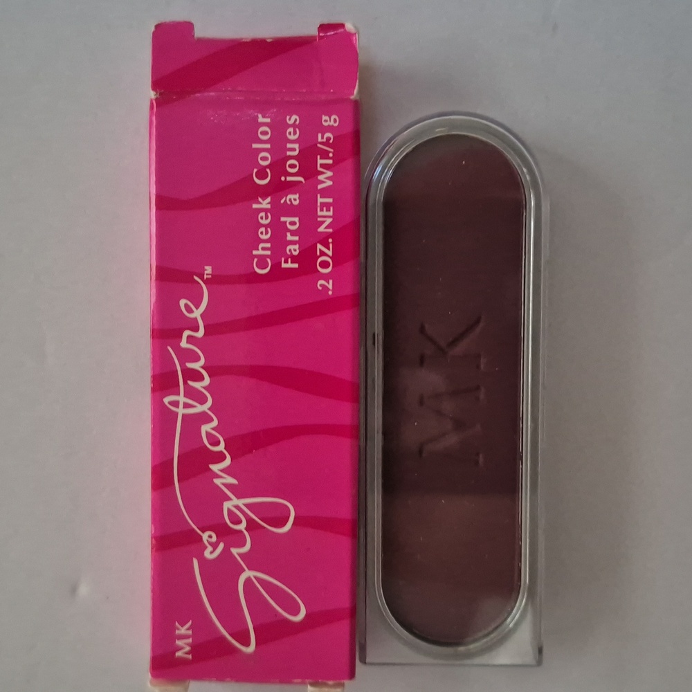 Vintage Mary Kay MK Signature Cheek Color Eggplant Italy